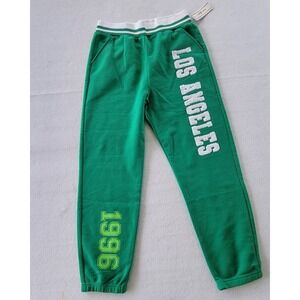 Ruby Lace Men's Sweatpants color Green And White Los Angeles Size S And XL